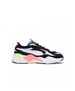 PUMA RS-X³, Millenium Lace-Up Zwart Synthetisch Herentrainers 373236-01