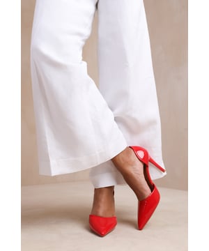 Instantly elevate your style with our Aspen Pointed Toe Stiletto High Heels. These heels are a must-have for any fashion-forward individual, combining elegance and sophistication in one chic package.

Key Features:



Effortless Style: The timeless design of these stiletto heels exudes elegance and grace. They effortlessly elevate your outfit, adding a touch of sophistication and beauty that catches everyone's attention.

All-Day Comfort: Our heels are crafted with your comfort in mind. Despite the high heel, they feature a cushioned insole that provides maximum comfort.

Secure Fit: The classic design features a pointed toe and a secure, slip-on style. This heels hugs your foot for a snug fit, ensuring stability and confidence with every step.

Durable Construction: Made with high-quality materials, our High Heel Stiletto heels are built to last. The sturdy construction and reliable stitching ensure durability, making them practical for any occasion.

Sophisticated Design: The stiletto heel adds height and elegance, giving you a sleek silhouette. The pointed toe elongates your legs, creating a flattering and feminine look that is both powerful and refined.


Specifications:


Material: Patent Faux Leather
Heel height: 4.6 inches
Toe shape: Pointed

Invest in our Aspen Pointed Toe Stiletto High Heels for a perfect combination of style, comfort, and confidence. Embrace timeless elegance and enjoy the compliments that come your way. Get yours today and step into a world of sophistication and poise!