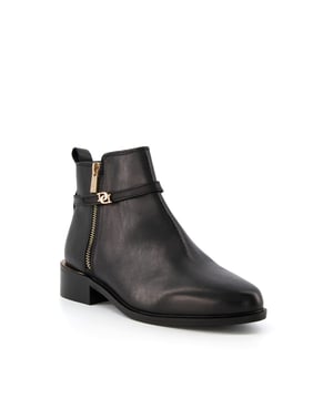Womens Black Dune London Ankle Boots