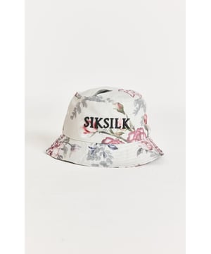 inchSikSilk Elevate Botanical Bucket Hat  EcruBucket hatAll over botanical floral printEmbroidered SikSilk logoMachine wash100% PolyesterSM56cmML58cmLXL60cm inch