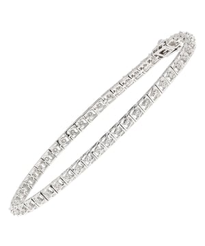 9K (375) witgoud: 1,06 gram; # Diamant: 1ct