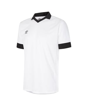 Material: Elastane, Polyester. Fabric: Micro Eyelet, Micro Mesh. Design: Stacked Logo. Cuff: Contrast. Neckline: Contrast, Flat Knit Collar, Ribbed, Turn Down Collar. Sleeve-Type: Short-Sleeved. Fabric Technology: Lightweight.