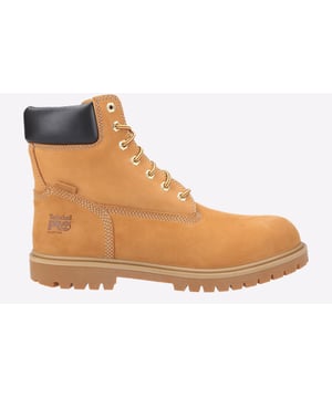 This waterproof boot is made with responsible and recycled materials. It features an alloy safety toe, puncture-resistant plate, and anti-fatigue technololgy for all-day comfort.
- Premium leather from a tannery rated silver for sustainability
- Alloy safety toe
- ReBOTL fabric linings made with at least 40 percent recycled plastic
- Waterproof membrane
- Anti-fatigue technology
- Metallic puncture-resistant plate
- Moisture wicking lining with anti-microbial treatment for odor control