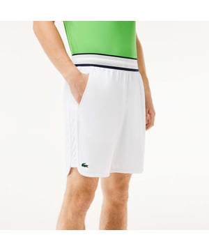 Mens Lacoste Sport x Daniil Medvedev Sportsuit Shorts Drawstring waist Regular fit  straight cut Tested by tennis players Silicone crocodile at hem