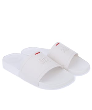 Fitflop iQushion Pool Slide damessandalen, wit