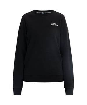kein Futter/no lining  Ein sanft gebrushter Baumwollmix mit einer weichen, angerauten Innenseite verleiht dem Sweatshirt von DreiMaster Maritim seinen edlen Charakter. Die gerade Basic-Silhouette findet einen formvollendeten Abschluss in den stabilen Rippstrickbündchen. Für den nötigen maritimen Touch sorgt der Logo-Print mit Ankermotiv auf der Brust.  Sweatshirt