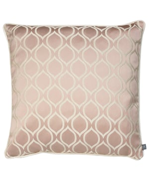 The Solitaire cushion range features an embroidered geometric design, finished with a subtle sheen for added opulence. Choose from a variety of muted colourways to suit your home.