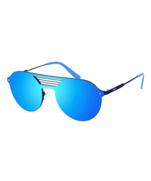 Gafas de sol Kypers con montura de Nylon
Color Azul
Forma ovalada.
Lentes de color Azul
Patillas de Nylon con el nombre de la marca grabado en aplicación metálico.
100% Protección UV. 
Cristales antirreflejo.
Incluye una funda de tela de protección.

Medidas  Alto lente: 50 mm
Ancho lente: 59 mm.
Puente: 19 mm.
Patillas: 146 mm.

Limpieza y manutención:
-Limpiar las gafas con agua y jabón (neutro).
- No utilice paños sucios o abrasivos, que puedan alterar las características de los filtros.
- Utilice solo accesorios y repuestos originales.