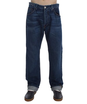 Brand: ACHT
  Style: Baggy loose
  Color: Blue wash
  Closure: Button fly
  Logo details
  Material: 100% Cotton