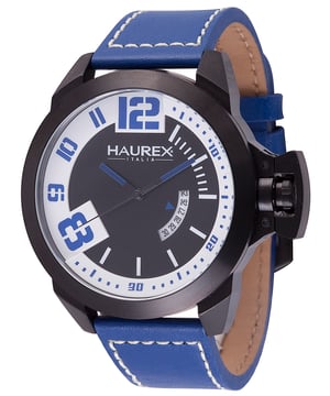 Haurex italy:storm blue dial watch