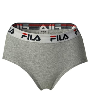 Damen Slip aus weicher, elastischer Baumwoll-Mischung. Elastischer, breiter Stretchbund mit Logo. Hoher Tragekomfort.