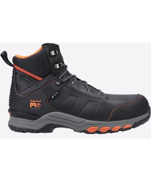 This work boot is made with recycled materials. It's built with a composite safety toe and puncture-resistant plate to help keep you safe, while the Anti-Fatigue and Stable Stride technologies help keep you on your feet all day.
- Premium leather from a tannery rated silver for sustainability
- Composite safety toe powered by Carbon Shield technology
- ReBOTL fabric linings made with at least 40 percent recycled plastic
- Waterproof membrane
- Non-Metallic puncture-resistant plate
- Moisture wicking lining with anti-microbial treatment for odor control
- Anti-fatigue footbed
- Stable Stride technology stability platform