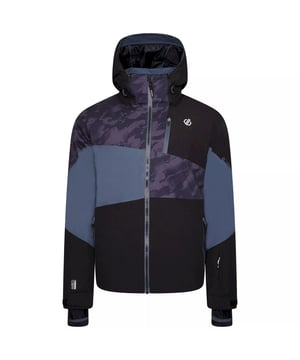 Material: 100% Polyester. Innenfutter: Recyceltes Polyester. Stoff: Stretch. Design: Tarnmuster, Farbblock, Logo. Gewebe-Technologie: AEP, ARED 20/30, atmungsaktiv, DWR-Ausrüstung, wasserdicht. Abnehmbarer Schneerock, mit Fleece gefütterter Kragen, Brillenfach mit Linsenwischer, hohe Wärmeleistung, verschweißte Nähte, Unterarmreißverschlüsse. Manschette: Verstellbar, Gebunden, Innerer Stretch, Daumenloch. Ärmel-Typ: Gegliedert, langärmelig. Ausschnitt: Kapuze. Kapuzen-Merkmale: Verstellbar, abnehmbare Kapuze, verdrahtete Spitze. Taschen: 1 Brusttasche, 1 Ärmeltasche, wasserabweisender Reißverschluss, 2 untere Taschen, 1 Innentasche, Reißverschluss, verstaubare Tasche, Mesh-Futter. Verschluss: Durchgehender Reißverschluss. Saum: Verstellbar. Nachhaltigkeit: Hergestellt aus recycelten Materialien.
