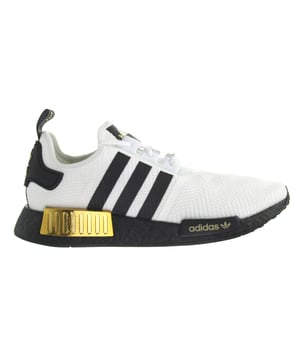 Je weet wat je wilt en hebt een plan om het te bereiken. Of het nu een ambitieus carrièrepad is of een vervroegd pensioen, jij pakt je levensdoelen aan met de behendigheid van een profsporter. Deze adidas NMD_R1 schoenen helpen je om het peloton voor te blijven met een middenzool die elke stap dempt. Het gouden logo en de hakdop zorgen voor extra flits. Het bovenwerk van textiel is superlicht en maakt je niet zwaar.