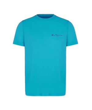 Ben Sherman para hombre Camiseta de manga corta Top informal Aqua 0059994 Aqua DD15