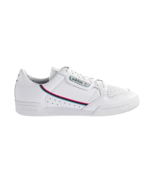 Adidas Continental 80 Trainers voor heren - een klassieke en veelzijdige schoenkeuze die retrostijl toevoegt aan je casual garderobe. Met hun zuivere witte kleur, vintage design en comfortabele eigenschappen zijn deze sportschoenen klaar om een vleugje tijdloze charme aan je dagelijkse look toe te voegen.

Belangrijkste kenmerken:

 Schone witte kleur: De Adidas Continental 80 Trainers komen in een schone witte kleur die een tijdloze en veelzijdige look biedt, waardoor ze gemakkelijk te combineren met verschillende outfits.

 Vintage Ontwerp:  Deze sportschoenen hebben een klassiek ontwerp dat is geïnspireerd door retro-esthetiek, waardoor ze een nostalgische en modieuze touch aan je stijl geven.

 Geperforeerde teen:  Veel Continental 80 modellen hebben een geperforeerde neus, wat het ademend vermogen verbetert en een opvallend designelement toevoegt.

 Logo details:  De sportschoenen zijn vaak voorzien van het merk Adidas en logodetails, die het erfgoed en het vakmanschap van het merk laten zien.

 Comfortabele pasvorm:  Ontworpen met comfort in het achterhoofd, bieden deze trainers een comfortabele pasvorm die geschikt is voor casual wear en lichte activiteiten.

 Vetersluiting: Met een vetersluiting bieden deze sportschoenen een aanpasbare pasvorm die zorgt voor veiligheid tijdens het dagelijks dragen.

 Binnenzool met kussentjes:  Veel modellen hebben een binnenzool met kussentjes, voor een zacht en comfortabel gevoel onder de voeten.

 Veelzijdige styling:  De Continental 80 Trainers kunnen op verschillende manieren worden gestyled, van casual streetwear tot op athleisure geïnspireerde outfits.

 Tijdloze aantrekkingskracht:  Adidas heeft een lange geschiedenis van het creëren van iconische schoenen, en de Continental 80-serie vangt die tijdloze aantrekkingskracht met zijn retro design.
