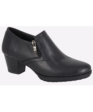 Designed in an on-trend all black colourway with a sise zip for easy on/off wear, the Boulevard Rennes are an ideal choice for both work and casual wear offering style and comfort at a price not to be missed,- PU Upper
- PU inner lining
- Side zip closure
- Padded sock
- TPR Sole
