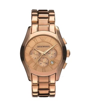 Onderdeelnummer fabrikant: AR0365EAN: 4051432421983Movement: QuartzArmband Kleur: Rose GoldWaterdichtheid: 50M (5ATM)Kleur wijzerplaat: Rose GoldArmband Materiaal: Roestvrij staalDatum: JaWijzerplaat Diameter: 42mmWijzerplaat Dikte: 12mmGender: MannenDisplay: AnaloogStijl: ChicCollection: Emporio Armani ClassicVorm: Rond Kleur kast: Roségoud