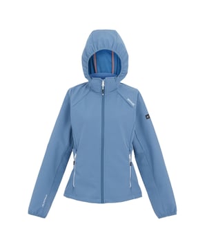 96% Polyester, 4% Elastan. Gewebe: Mesh-Rücken, Softshell, gewebter Stoff. Design: Unifarben. Gewebetechnik: Atmungsaktiv, langlebig, Leicht, wasserabweisend, Wasserfest, windbeständig, XTP. Mit Kapuze. Langärmlig. Bündchen: Mit Stretch. Kapuzenmerkmale: anpassbar, Abnehmbar, Mit Stretch. Taschenart: Zwei Taschen unten, Reißverschluss. Durchgehender Reißverschluss. Atmungsaktivitätsbewertung: 10000. Saum: Mit Stretch. Nachhaltigkeit: Aus recyceltem Material. 34 DE: 81,28 cm. 36 DE: 86,36 cm. 38 DE: 90,17 cm. 40 DE: 96,52 cm. 46 DE: 114,3 cm. 44 DE: 109 cm. 42 DE: 102 cm.