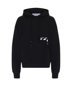 Blijf warm en stijlvol met deze gebroken witte skaterhoodie. Deze hoodie heeft een iconisch ontwerp op de achterkant en zal zeker een gespreksstarter zijn. Pronk met je unieke stijl!, Gebroken wit logo, Gebroken witte zwarte hoodie, Normale pasvorm, 100% katoen, Lange mouwen, Elastische taille en mouwuiteinden, Skate pasvorm, Verstelbare capuchon met trekkoord, Grote kangoeroezak aan de voorkant, Gemaakt in Portugal, Stijlcode: OMBB085C99FLE0051001