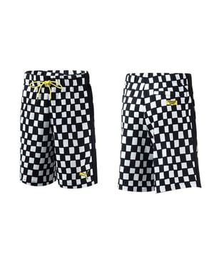 Puma x Chinatown Stretch Taillenböden weiße schwarze Herren Shorts 595628 01