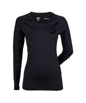 Asics Long Sleeve Black Round Neck Womens Running Top 109816 0904