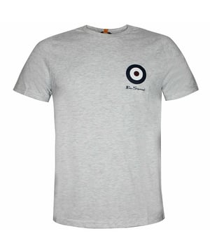 Ben Sherman Target Korte Mouw Crew Hals Lichtgrijs Heren T-shirt 0062110L LG