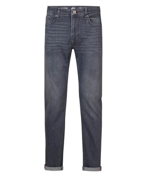 De Ransom is één van onze regular tapered fit jeans. Dit model is wat wijder aan de bovenkant, maar nog steeds passend richting de enkel. De Ransom is een 6-pocket model, dankzij de verborgen tweede coinpocket. Gemaakt van comfortabel stretchdenim. Deze jeans heeft een stoere wassing en destroyed details.Essentials CollectionRegular FitStoere wassing6-pocket modelNormale taille98% katoen, 2% elastaan