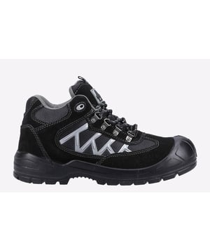 Leichte Sicherheitshiker aus Wildleder und atmungsaktivem Nylon-Mesh-Obermaterial, eingespritzte PU-Schutzkappe, Stahlkappe, Stahlzwischensohle und PU-Außensohle mit doppelter Dichte.  
- Zeitgemäßer und leichter Sicherheitshiker-Stil - Obermaterial aus Wildleder und atmungsaktivem Mesh - Tief gepolsterter Mesh-Kragen für zusätzlichen Komfort - Robuste D-Ring-Haken für praktische Kreuzschnürung - Bequeme und herausnehmbare EVA-Einlegesohle - Eingespritzte PU-Schutzkappe für zusätzliche Haltbarkeit - Dynamische und erhöhte Einspritz-PU-Zwischensohle - Erhöhter Absatz für mehr Komfort und Stabilität - Hervorragende Energierückfederung - Profiliertes Außensohlenmuster bietet optimale Leistung und Grip unter verschiedenen Bedingungen - Leitergriff-Linien für Arbeiten in der Höhe