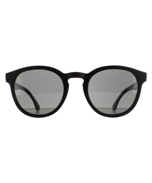 Paul Smith Round Womens Matte Black Grey Gradient PSSN056 Die Deeley Sonnenbrille ist ein moderner runder Stil, der aus leichtem Acetat hergestellt wird. Das Paul Smith-Logo ist auf den Tempeln für die Authentizität der Marke abgebildet.