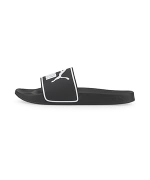 PRODUCT STORY: Summer is coming, and these slides are the footwear you need to see you through the season. The fresh, modern design takes your casualwear look to the next level – but these slides are as much about substance as style. A padded leather strap and moulded footbed ensure supreme comfort, while the outsole provides grip and traction on wet surfaces, so you’ll be prepared for anything whether you're hanging out at home or lounging around the pool. FEATURES & BENEFITS: CMEVA: PUMA's compression-moulded EVA material for lightweight performance DETAILS: Padded synthetic strap; Moulded CMEVA outsole for grip and durability; PUMA branding