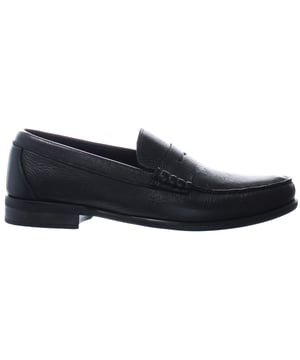 Hackett Ciervo Slip-on Black Black Leather Mens Zapatos HMS20833_999