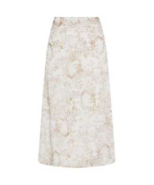 Material Futter/Futter: 100 % Polyester  Entdecken Sie einen eleganten Midirock mit klassischer A-Linie. Dieses elegante Kleidungsstück präsentiert aufwendige Blumendrucke und sorgt für einen zeitlosen und raffinierten Look. Eine taillierte Taille und ein leicht ausgestellter Saum verleihen diesem Rock einen lässigen Stil.  Felsen