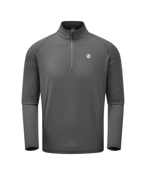 97% Polyester, 3% Elastane. Fabric: Brushed, Ilus Core Stretch, Knitted. Design: Logo, Plain. Fastening: Half Zip, Zip Guard. Sleeve-Type: Long-Sleeved. Neckline: Zip Neck. Chin Guard, Quick Dry. Fabric Technology: Four Way Stretch, Lightweight.