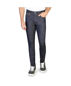 Farbe: Blau 1AP Taille: Normal Details: Knopf mit Logo Verschluss: Reißverschluss mit Logo Länge: Lang Passform: Slim
