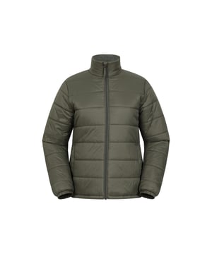 Materiaal: 100% nylon. Vulling: Dons alternatief, Microvezel. Ontwerp: Eenvoudig. 160 g/m². Stoftechnologie: Ademend, Duurzaam, DWR Finish, Warmtebehoud, Lichtgewicht, Waterafstotend. Kinbeschermer, gewatteerd. Halslijn: Hoge Kraag. Mouwtype: Met lange mouwen. Bevestiging: Ritssluiting.