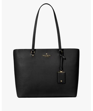 Perfect Refined Grain Leather Large Tote, 15.6"W (Top) 13.9"W (Bottom), Front & Back Slip Pocket, Back Slip & Zip Pocket,  Length: 13.50 Cm,  Width: 29.50 Cm,  Height: 39.50 Cm