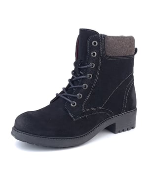 Frank James Warwick is a Real Suede Womens Leather Lace Up Ladies Boots with Block Heel. Availble in 5 colours. High quality suede.