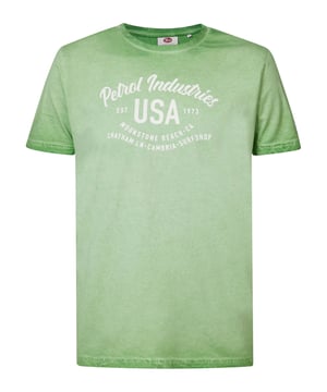 Kurzärmeliges Shirt mit klassischem Rundhalsausschnitt. Dieses T-Shirt hat einen Artwork-Druck auf der Brust. Hergestellt aus 100% Baumwolle. Wenn du zwischen den Größen liegst, wähle die größere Größe.RundhalsausschnittArtwork auf der Brust100% BaumwolleReguläre PassformDas Model ist 185 cm groß und trägt Größe L