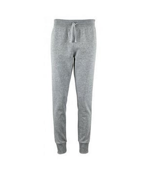 Gerippter Bund mit Kordelzug. Eine aufgesetzte Tasche hinten. Gerippte Beinabschlüsse. Abreißbares Etikett. 50% Baumwolle/50% Polyester. Grau meliert: 64% Baumwolle/30% Polyester/6% Viskose. Anthrazitfarbener Mergel: 60% Baumwolle/40% Polyester. XS - 6/8 UK, S - 8/10 UK, M - 10/12 UK, L - 12/14 UK, XL - 14/16 UK, XXL - 16/18 UK.