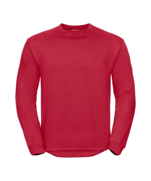 Materiaal: 80% gekamd ringgesponnen katoen, 20% polyester. Stof: Dubbele laag. Ontwerp: Eenvoudig. 300gsm. Stoftechnologie: Duurzaam, vlekbestendig. Zoom: Elastisch, Geribd. Drop Tail, Elastisch, Zwaar gebruik, Locker Patch, Pennenhouder. Manchet: Elastisch, Geribd. Mouwtype: Met lange mouwen. Hals: Ronde Hals. Bevestiging: Trek aan de achterkant. Duurzaamheid: Better Cotton Initiative, Oeko-Tex Standard 100 gecertificeerd, WRAP gecertificeerd.. Slijtvast.