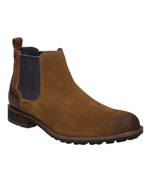Nuestro botín fabricado con fina piel de becerro. Este modelo Jasper 50 garantiza una entrada fácil mediante un Ilamativo cierre con hebilla. La típica membrana TopDryTex de JOSEF SEIBEL le protege de la lluvia y la nieve. La plantilla extraíble se puede cambiar en un abrir y cerrar de ojos. Adelboden ofrece un ajuste moldeado mediante al método de fabricación AGO. Con el ancho de zapato G Jasper 50 es perfecto. Jasper 50 le da la libertad de seguir su propio camino.