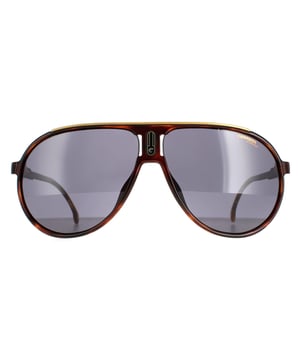 Las gafas de sol Carrera Aviator para hombre Champion65/N en color gris habana son una edición especial -versión del popular modelo Champion- en honor del 65 aniversario de Carrera. Este increíble modelo es uno de los estilos más populares de Carrera de todos los tiempos. David Beckham