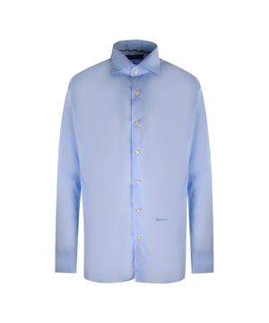 Aquascutum wit overhemd, 100% katoen, normale pasvorm, maat valt normaal, knoopsluiting, 100% katoen, manchet met knoopsluiting