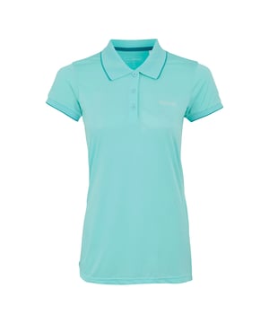 100% Polyester. Stof: Jersey, zachte touch. Ontwerp: Logo, Marl. Bevestiging: Knop. Halslijn: Collared, Ribbed. Manchet: Ribbel. Mouwtype: Korte mouwen. Vochtafvoerend, Sneldrogend, Zacht aanvoelend. Lengte: Regelmatig. Geschikt: Regelmatig. 133 g/m. 8 UK: 32 in. 10 VK: 34 in. 12 VK: 36 in. 14 VK: 38 in. 20 VK: 45 in. 22 VK: 48 in. 24 VK: 50 in. 26 UK: 52 in. 18 VK: 43 in. 16 VK: 40 in.