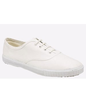 A casual wardrobe must-have, these Dek Portland men's plimsols boast effortlessly laid back style. Designed with a low-cute silhouette and crisp upper that is sure to impress, and complete with a secure lace fastening and durable rubber outsole.
- Canvas textile upper
- 5-eyelet lace fastening
- Low-cute silhouette
- Natural Rubber Sole