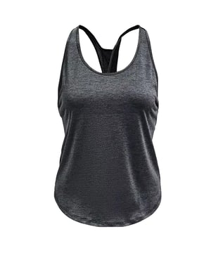 La camiseta de tirantes Under Armour Tech Vent Grey para mujer es una prenda versátil y elegante diseñada para mantenerte fresca, cómoda y en plena forma durante tus entrenamientos. Tanto si vas al gimnasio, como si sales a correr o realizas otras actividades físicas, esta camiseta de tirantes te cubre las espaldas.

Características principales:

 Ventilación y transpirabilidad:  Esta camiseta de tirantes cuenta con paneles de ventilación estratégicos para mejorar el flujo de aire y la transpirabilidad, manteniéndote fresca incluso durante los entrenamientos más intensos.

 Tejido que absorbe la humedad:  Confeccionada con un tejido que absorbe la humedad, expulsa eficazmente el sudor y la humedad de tu piel, garantizando que te mantengas seca y cómoda durante toda tu rutina de ejercicios.

 Construcción ligera:  El material ligero y elástico permite un movimiento sin restricciones, por lo que es perfecto para una amplia gama de actividades, desde cardio hasta levantamiento de pesas.

 Diseño Racerback:  El diseño racerback no sólo añade un toque de estilo, sino que también proporciona una excelente movilidad para los brazos y los hombros.

 Color gris clásico: el versátil color gris de la camiseta de tirantes es atemporal y fácil de combinar con diferentes leggings, pantalones cortos o ropa de entrenamiento.

 Ajuste holgado:  Con un ajuste holgado, esta camiseta de tirantes proporciona una sensación relajada y cómoda, ideal para aquellos que prefieren un poco más de flujo de aire durante sus entrenamientos.

 Logo Under Armour:  El pequeño logotipo de Under Armour en el pecho significa el compromiso de la marca con la calidad y el rendimiento.

 Costuras planas:  Las costuras Flatlock minimizan las rozaduras y la irritación, garantizando una experiencia de uso suave y cómoda, especialmente durante entrenamientos prolongados.