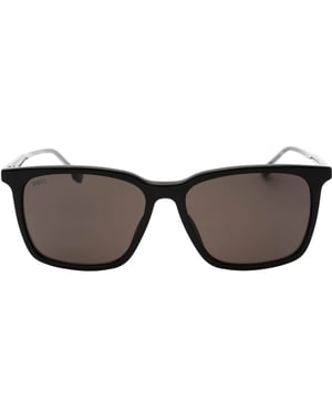 Hugo Boss Black Sunglasses, Lens Width = 56mm, Nose Bridge Width =16mm, Arm Length = 145mm, Sunglasses, Sunglasses Case, Cleaning Cloth and Care Instructions all Included, 100% Protection Against UVA &amp; UVB Sunlight and Conform to British Standard EN 1836:2005, Black Sunglasses
