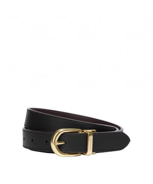 25mm Cut to Size Classic Smooth Leather Belt Width 2.5cm