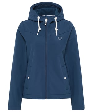 Het sportief-chique softshell jack van myMo ATHLSR begeleidt alle sportieve activiteiten. Het model is ademend en waterafstotend en scoort met een stijlvolle lengte. De behaaglijke fleece binnenkant zorgt voor behaaglijke warmte en beschermt ook op koudere dagen betrouwbaar. Bijzonder opvallend zijn de twee praktische zijzakken, de capuchon en de vele liefdevol doordachte details zoals de myMo ATHLSR-typische linten of het hartjesborduursel op de voorkant.
